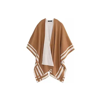 Ralph Lauren Acrylic, Wool, Acrylic Shawls Women's Brown
