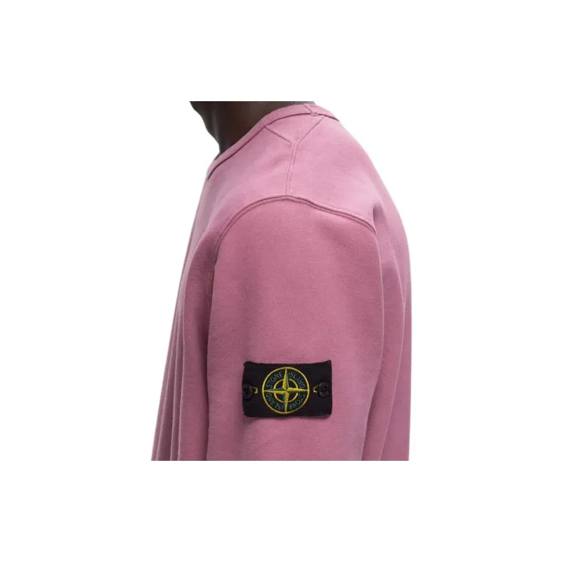 STONE ISLAND Brushed Organic Cotton Crewneck-2