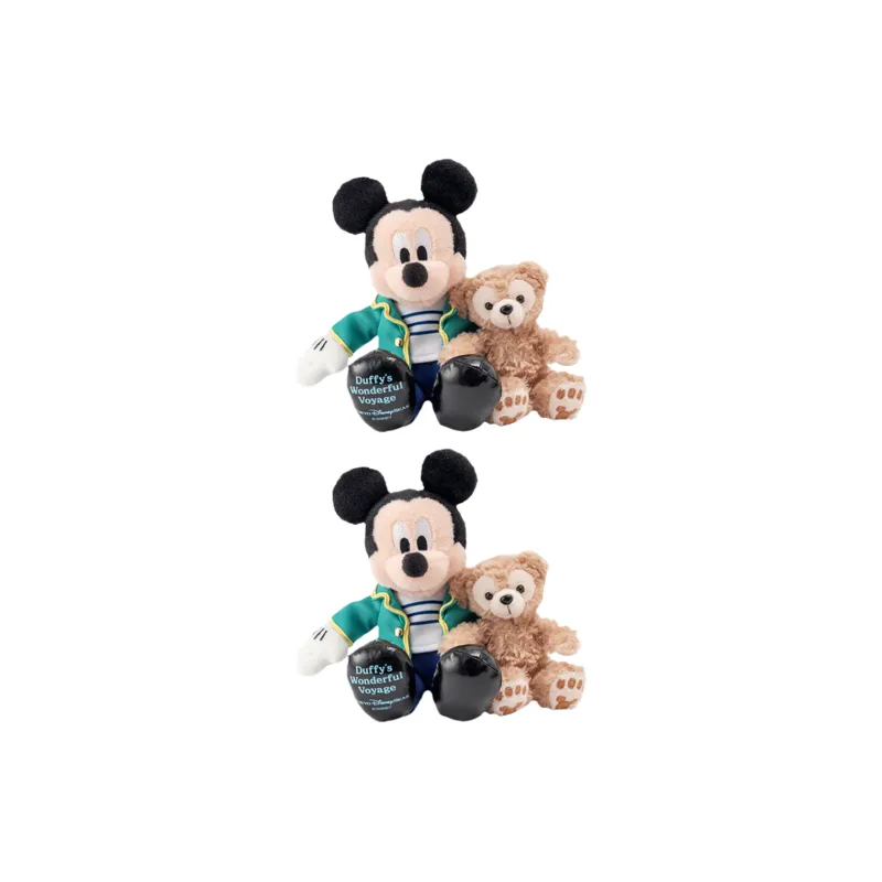 Disney Characters Mickey Mouse Boss And Duffy Dolls Plush Pendant 17cm Height Tokyo Disney-2