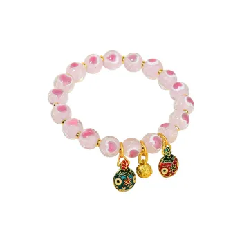 Wanshu Colored Glaze Jade Bracelets Women's
