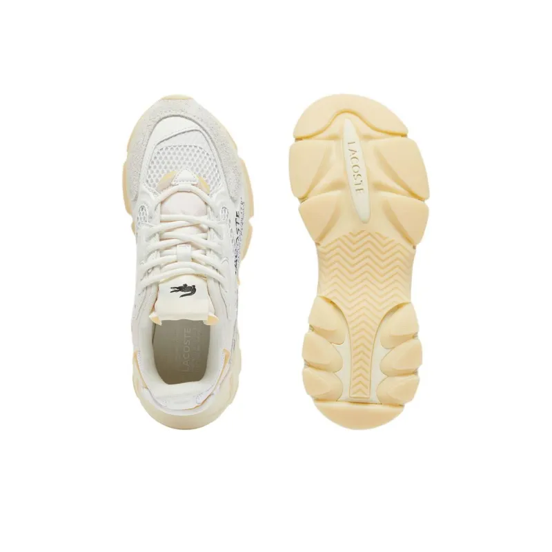 LACOSTE L003 Neo Low Top Casual Shoes Women's White Gray-5