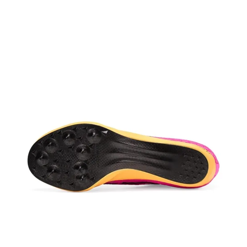 DO WIN Slip Resistant Rebound Low Top Full Length Carbon Plate Training Running Shoes Unisex Pink Yellow-3