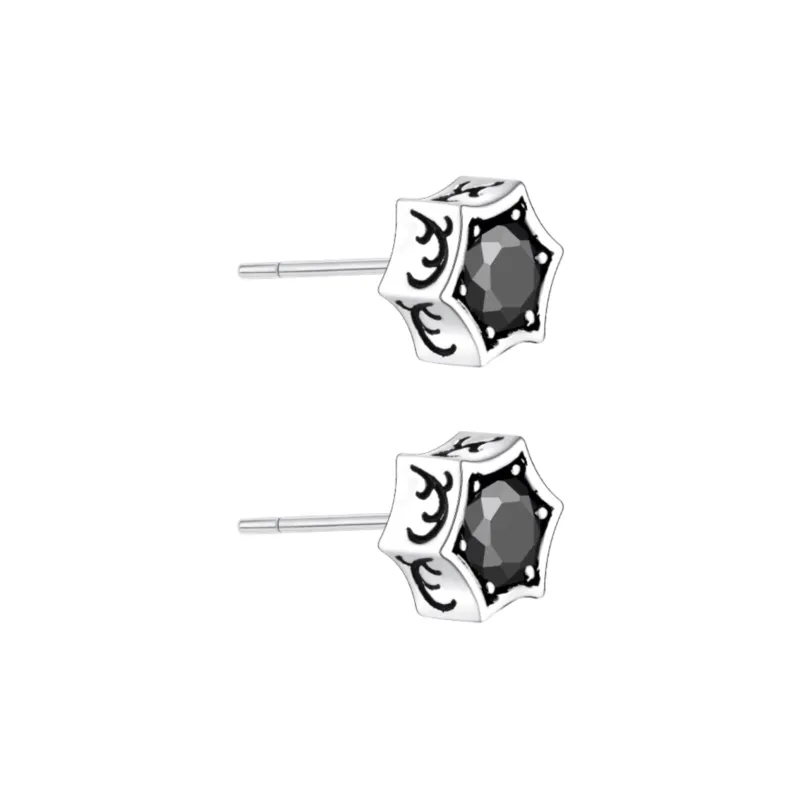 BLESSED BULLET Copper Alloy Stud Earrings Unisex-2