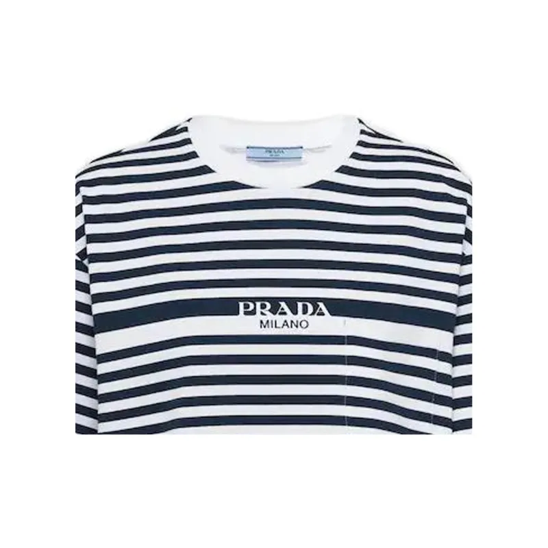 PRADA SS23 T Shirt Women's Blue White-3