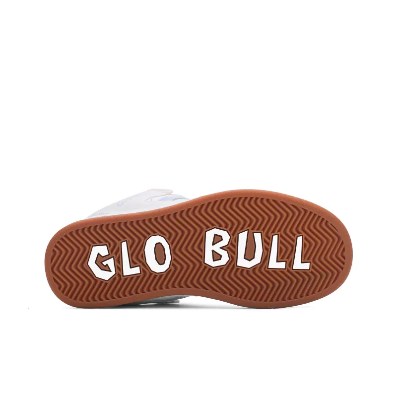 GLO BULL Skateboard Shoes Unisex Low Top Beige Blue-5