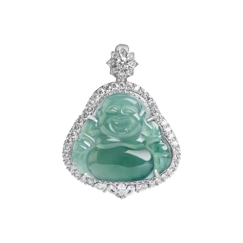 Lingxiang Yurun Ice Glutinous Good Gift Necklace Unisex-3