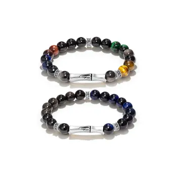 Jodie&Kevin Tiger's Eye Stone Bracelets Unisex