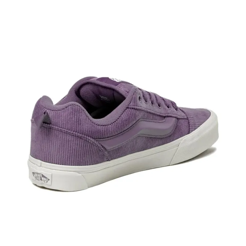 Vans Knu Skool Anti Slip Wear Resistant Low Top Skateboard Shoes Unisex Purple-2