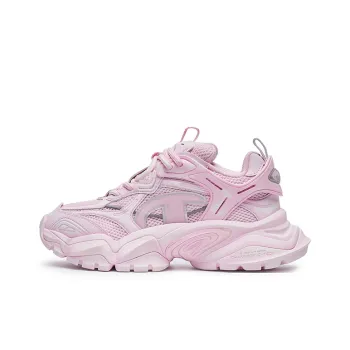 Champion Sharktooth Shoes Power Armor Low Top Chunky Sneakers Women's Pink Diamond/Silver White