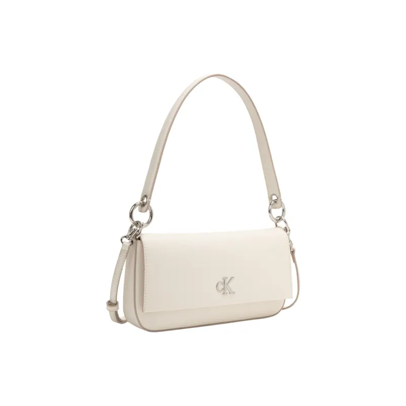 CALVIN KLEIN Synthetic Material Handbag Medium Size Women's Cow Ivory-3