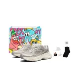 Gray Brown (Floral Shopping Bag+Socks)