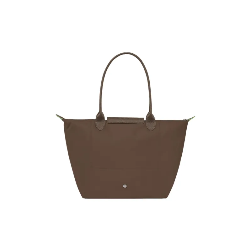 LONGCHAMP Le Pliage Zip-Up Large Shoulder Bag Women's Brown-2