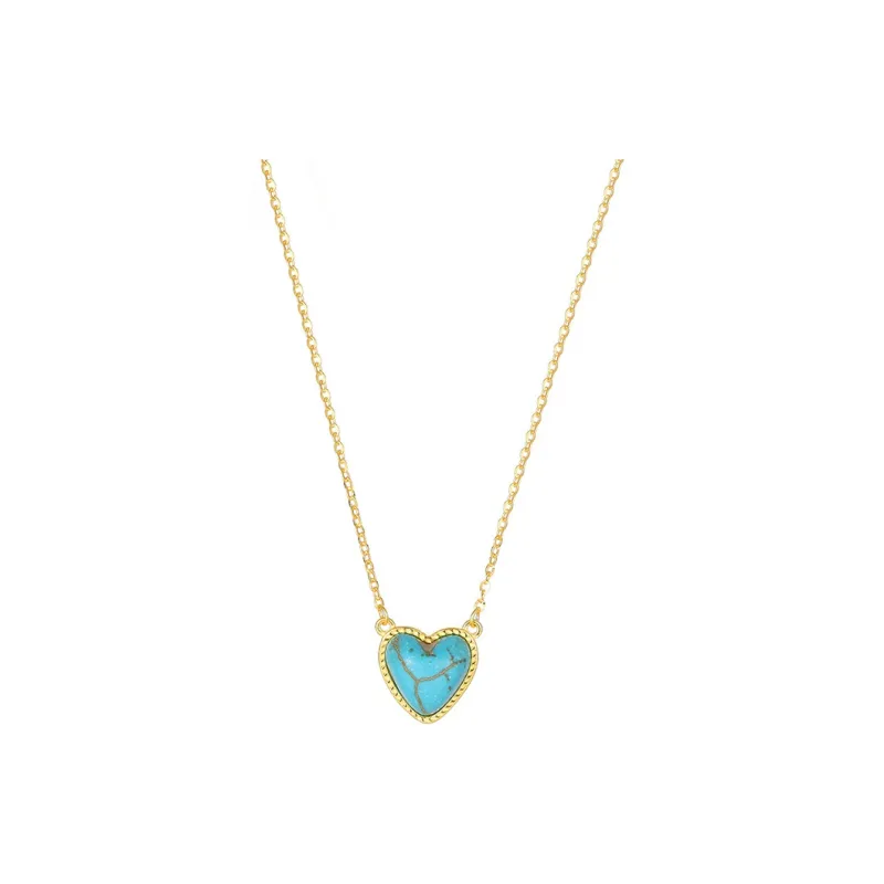 Heart Grass S925 Silver Necklaces Women's-0