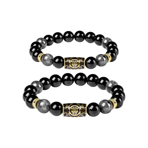 Rastaclat Agate Small Lion Beaded Bracelet Unisex