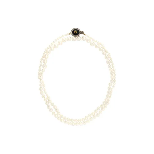 GUCCI Necklaces Women's White