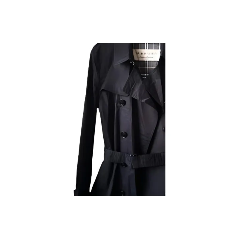 Burberry SS23 Trench Coat Men's Black-4