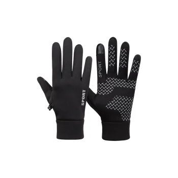 Shizhu Anti Lost Snap Buckle Gloves Men's
