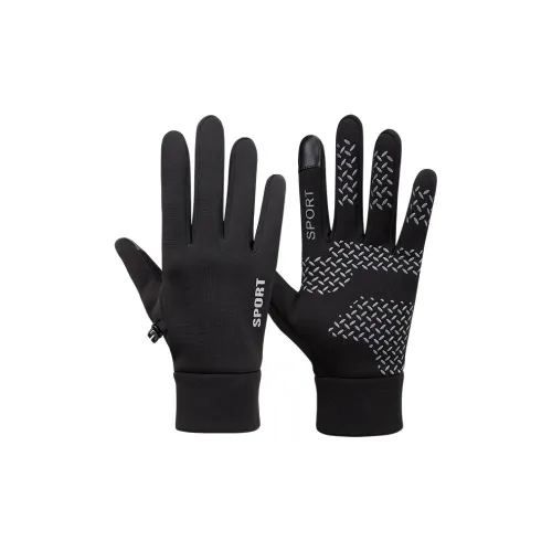 Shizhu Anti Lost Snap Buckle Gloves Men's