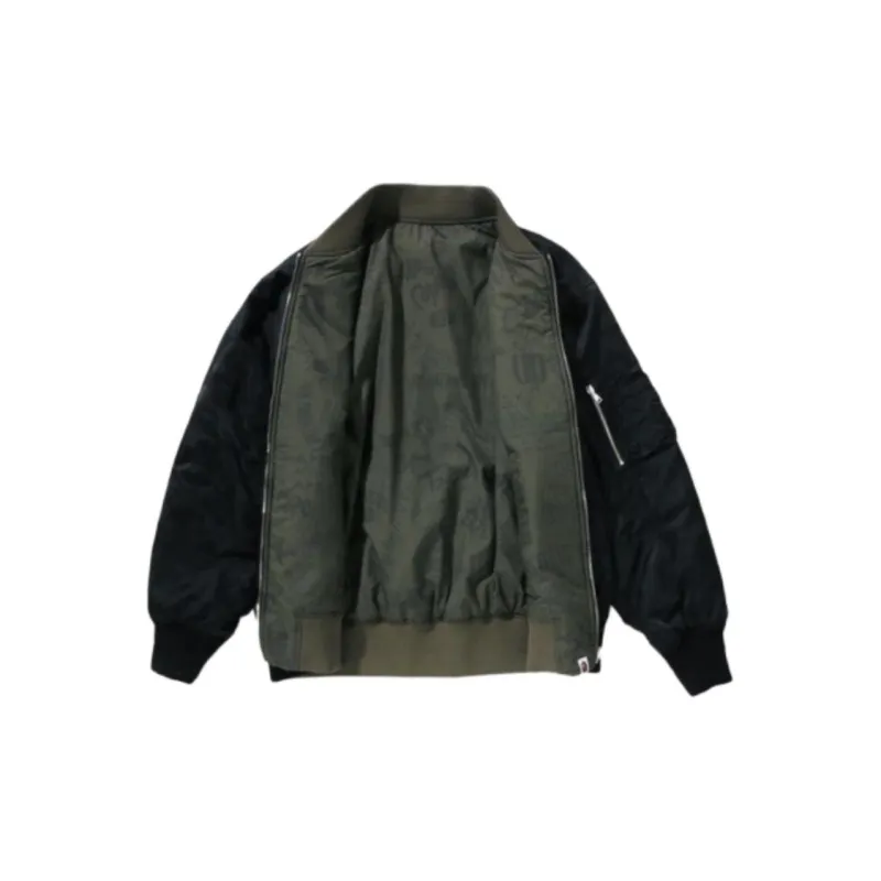 Bape Abc Camo Jacquard Bomber Jacket Jacket-1