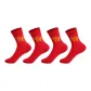 Large Red Fu Character Socks