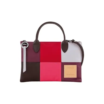 LONGCHAMP Sheepskin Crossbody One Shoulder Handbags Extra Small Women's Dark Purple