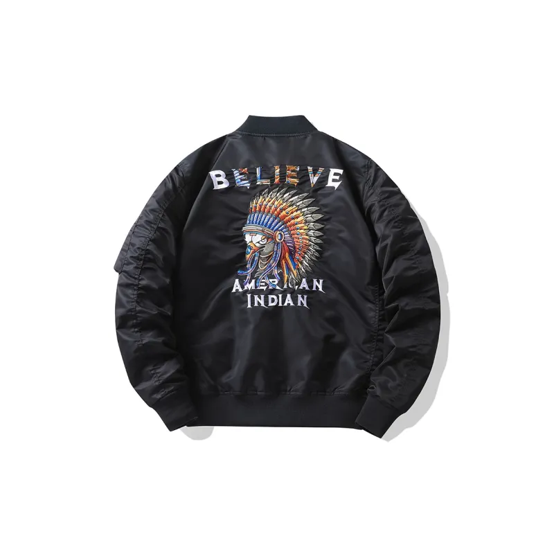 TREK&TRAVEL Baseball Jacket Men's-4