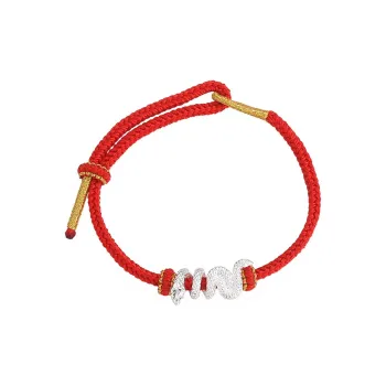 Listen To The Flowers Bloom Rope Bracelets Unisex