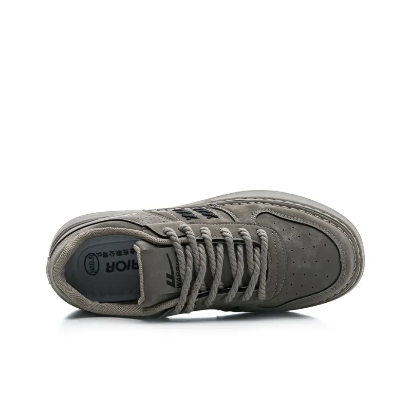 Warrior Warrior Lightweight Low Top Skateboard Shoes Men's Gray Green 1.0-2