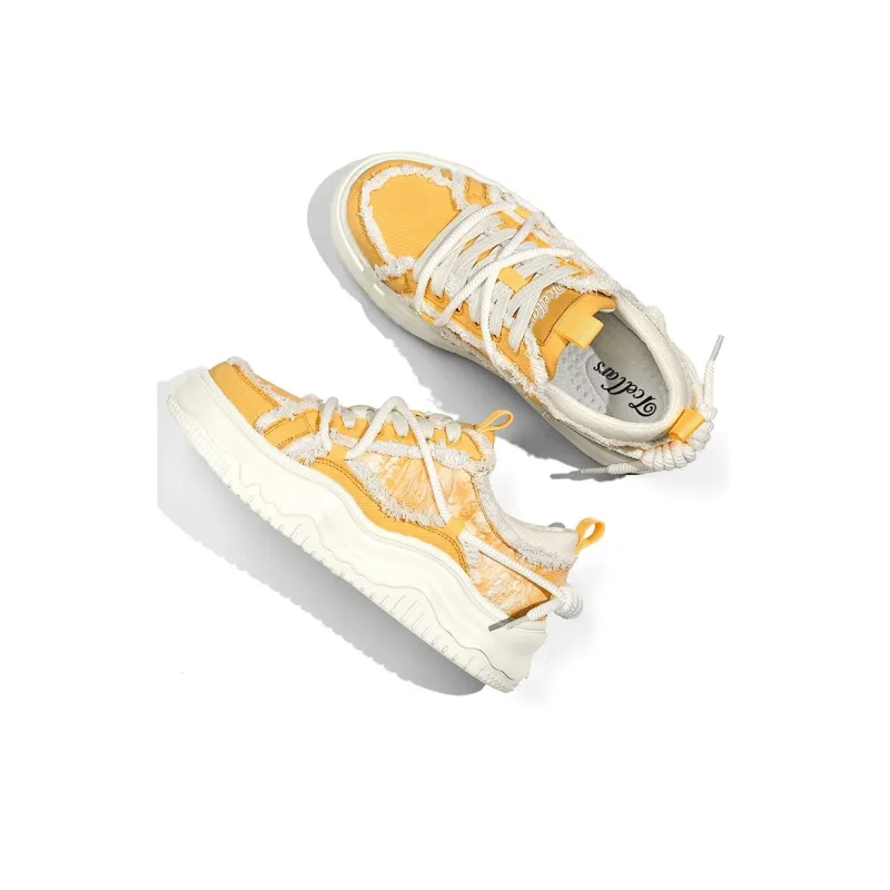 TCELLARS Anti Slip And Wear Resistant Lightweight Height Increasing Low Top Canvas Shoes Unisex-12
