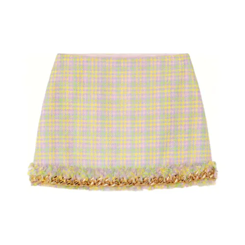 VERSACE SS22 Casual Short Skirts Women's Yellow