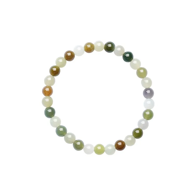 CHOW TAI SENG Hetian Jade Hand Accessories Jewelry Pale Greenish White Jade Women's-2