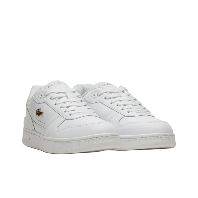 LACOSTE T Clip Slip Resistant Low Top Skateboard Shoes Women's White-2