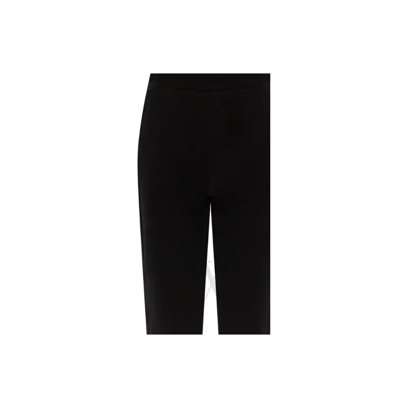 VERSACE VERSACE Knitted Sports Pants Men's Black-3