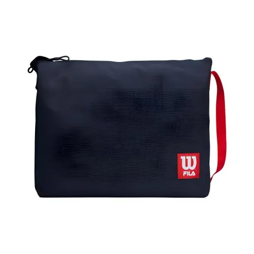 FILA Fabric Crossbody Bags Shoulder Bags Regular Unisex Royal Blue