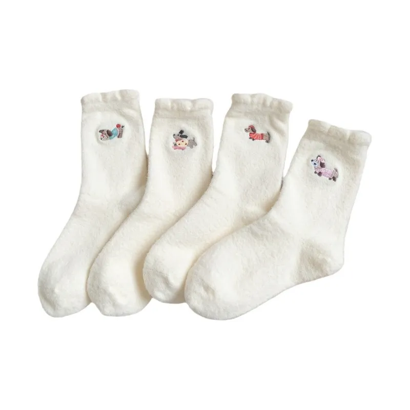 Mid Calf Socks Women's Combo Set-2