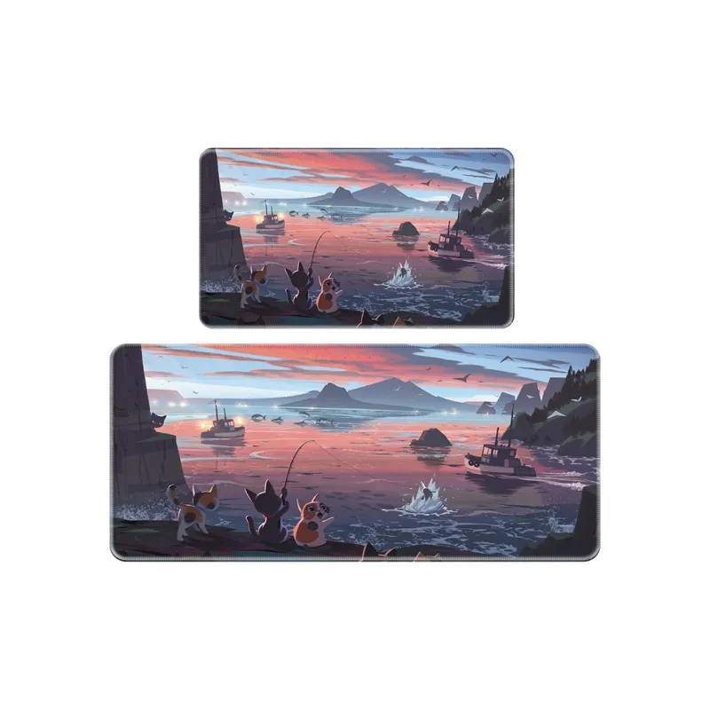 GULAN Multiple Images Available Extra Large Esports Slim Fit G12 Precision Lock Edge Natural Rubber Sole Mouse Pads-0