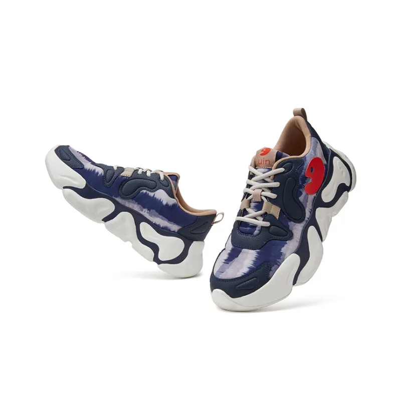 U.IN Painted Travel Shoes Low Top Chunky Sneakers Unisex-30