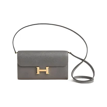 HERMES Constance To Go Epsom Leather Handheld Shoulder Bag Crossbody Bag Wallet Women's 0L Grismeyer Cumulonimbus Gray