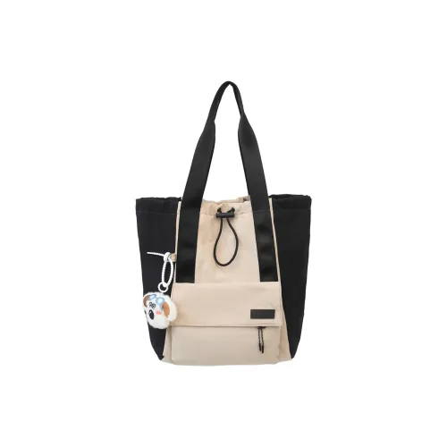 Kaka Tree Nylon Backpack Shoulder Bag Unisex Black/Black & White/Blue & Green/Green & Fuchsia