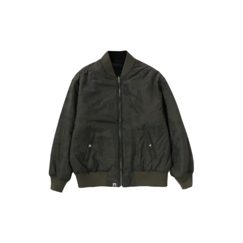 Bape Abc Camo Jacquard Bomber Jacket Jacket-2
