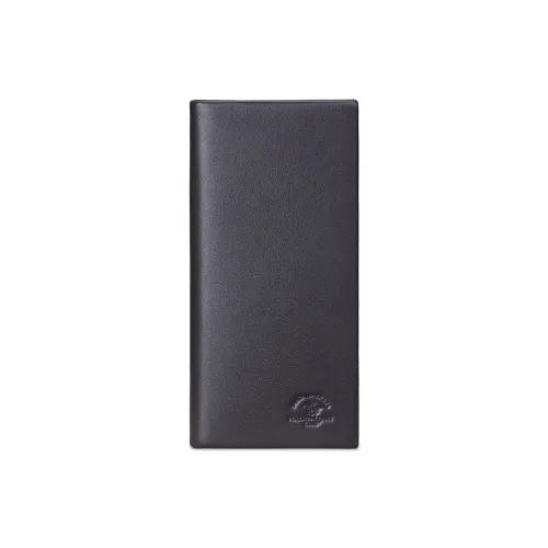 SANTA BARBARA POLO & RACQUET CLUB Cow Leather Wallet Men's Gray