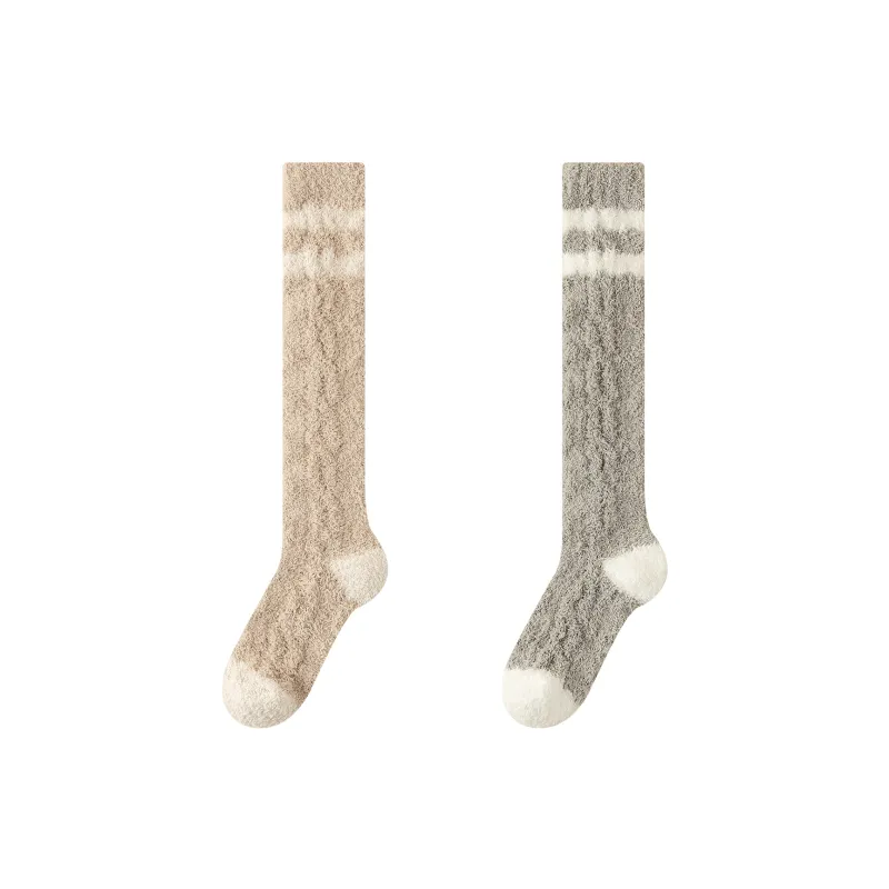 XXLLG Knee High Socks Women's 2 Pack-10