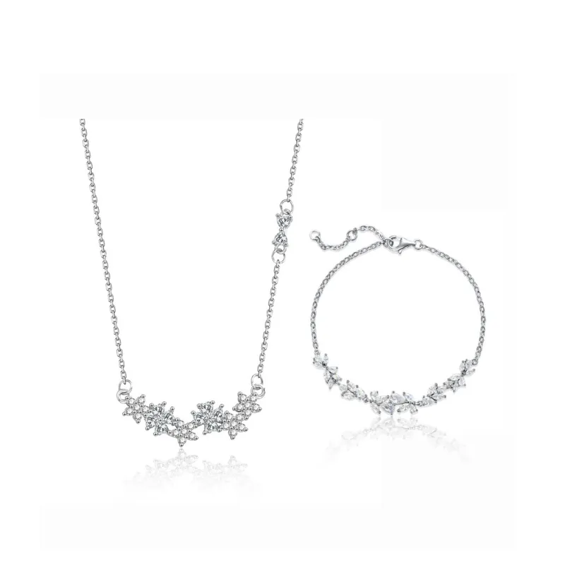 Silver Trim Alloy Necklaces Women's-29