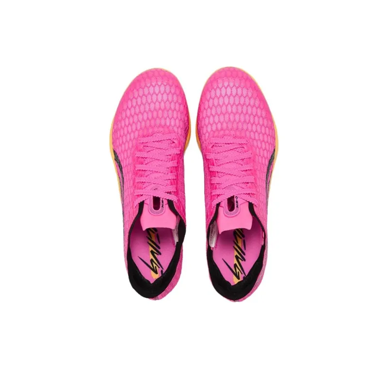 DO WIN Slip Resistant Rebound Low Top Full Length Carbon Plate Training Running Shoes Unisex Pink Yellow-2