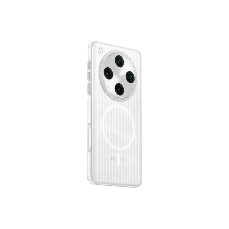 TXBX PC Material Corrugated Stripes Fully Enclosed Magnetic Phone Case Compatible With Oppo Find X8 Collection-0