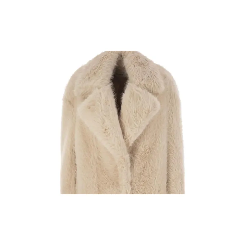 SportMax V Neck Long Sleeved Coat-3