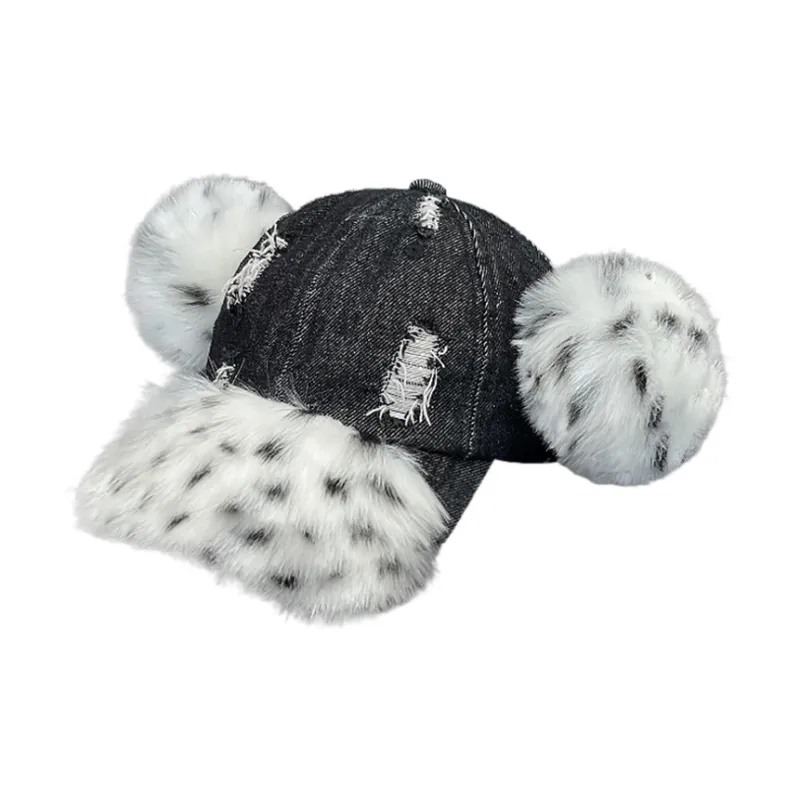SLEEPYWALK Denim Baseball Caps Unisex-4