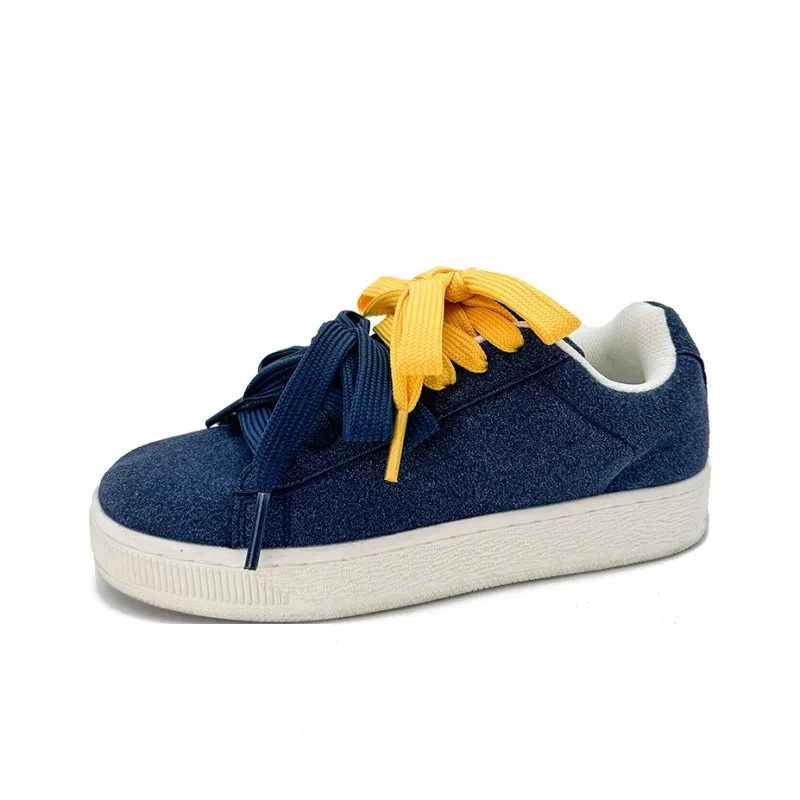 Medd Puffy Shoes Slip Resistant Height Increasing Low Top Skateboard Shoes Unisex Box-19