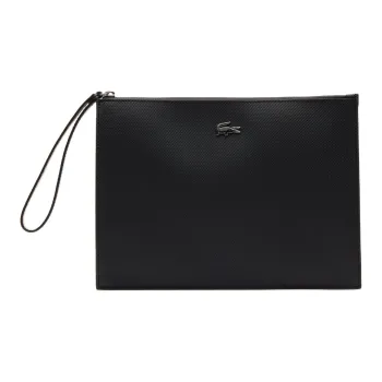 LACOSTE PVC Clutch Regular Men's Black