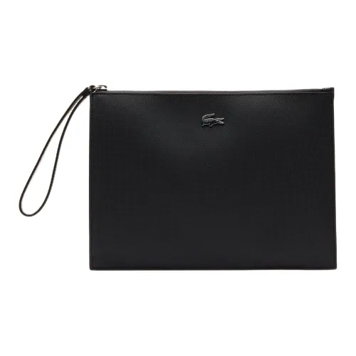 LACOSTE PVC Clutch Regular Men's Black